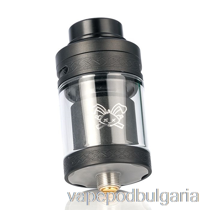 Vape Bulgaria Hellvape Dead Rabbit V2 25mm Rta Matte Black (бяло лого)